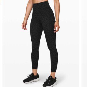 Lululemon Align Pant II 25" Formation Camo Deep Coal Multi